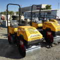 Rodillo compactador vibratorio de doble tambor de 1 tonelada